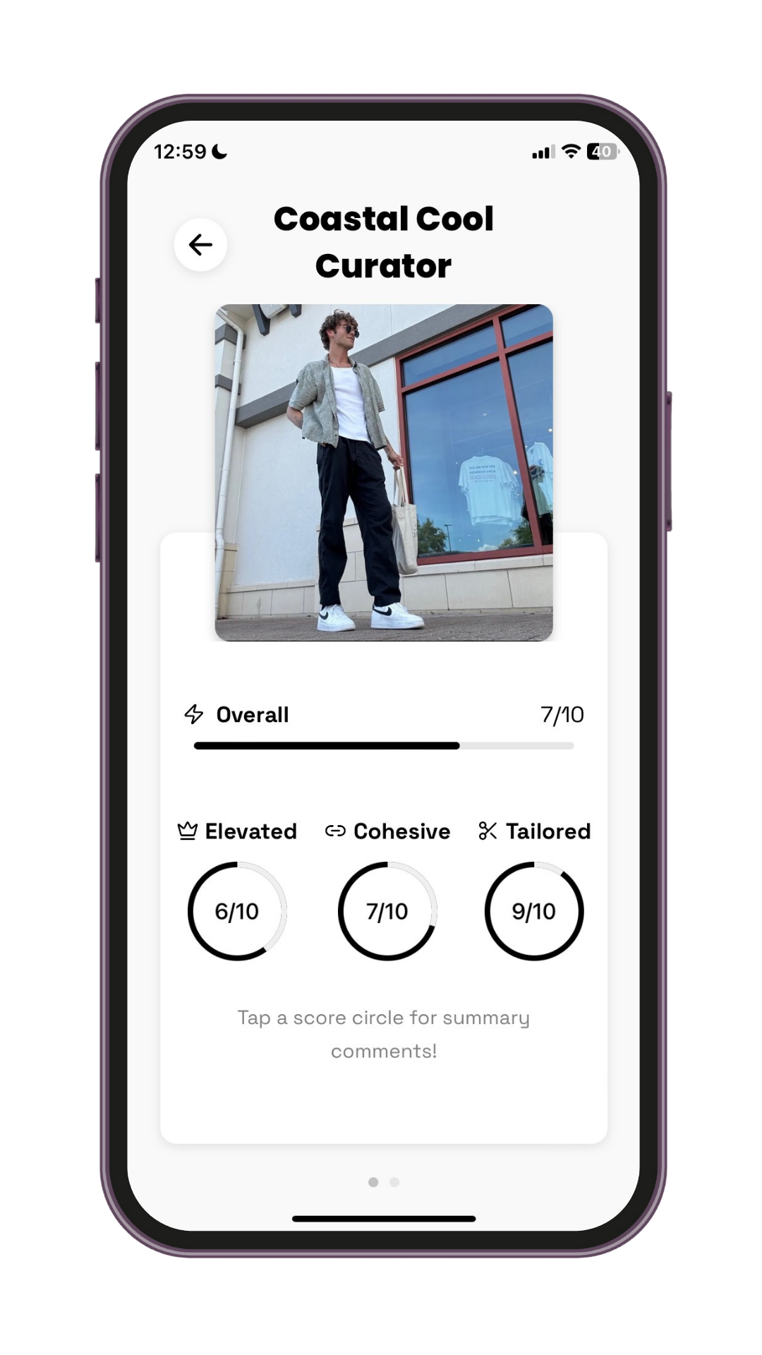 Get your style scores